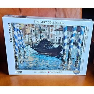 Eurographics Sealed 1000 Piece Puzzle Van Gogh Grand Canal of Venice Blue Venice
